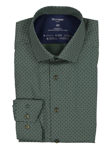 OLYMP Blouse "Luxor" - modern fit - groen