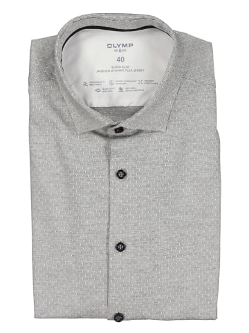 OLYMP Hemd "24/7 No 6 six - Super Slim fit - in Grau