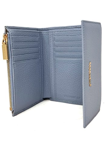 COCCINELLE SkÃ³rzany portfel w kolorze niebieskim - 14 x 10 cm