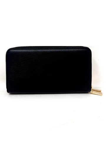 COCCINELLE Skórzany portfel w kolorze czarnym - 20 x 11 cm