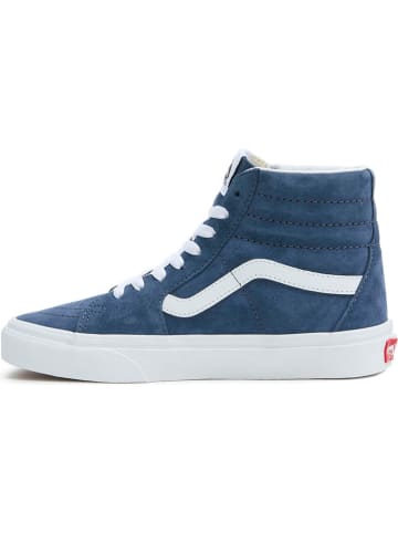 Vans Skórzane sneakersy "SK8" w kolorze niebiesko-białym