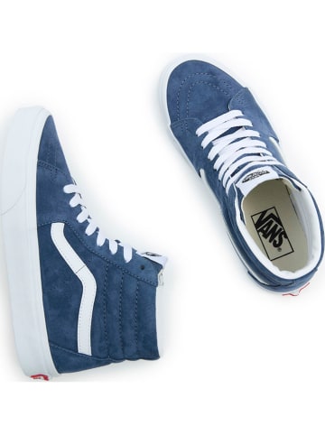 Vans Leder-Sneakers "SK8" in Blau/ Weiß