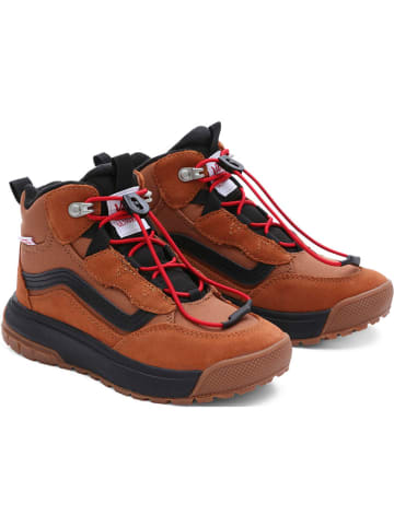 Vans Skórzane buty trekkingowe "UltraRange" w kolorze jasnobrązowo-czarnym