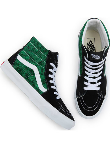 Vans Leren sneakers "SK8-HI" groen/zwart