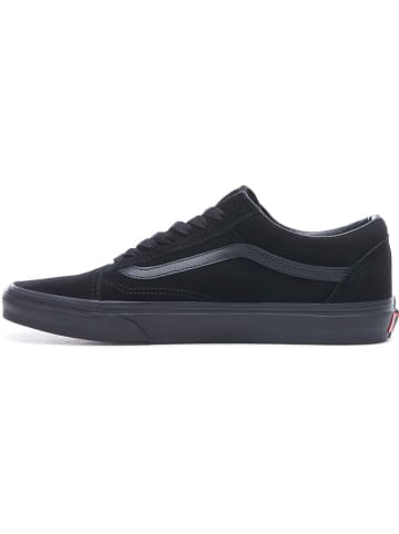 Vans Leder-Sneakers "Old Skool" in Schwarz