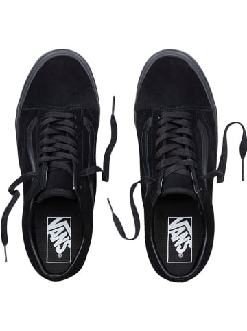 Vans Leren sneakers "Old Skool" zwart