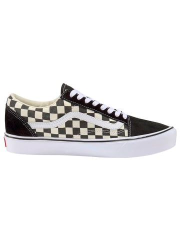 Vans Leren sneakers "Checkerboard Old" zwart/beige