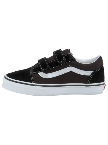 Vans Leder-Sneakers "Old Skool" in Schwarz/ Braun