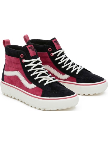 Vans Leder-Sneakers "SK8-Hi" in Pink/ Schwarz