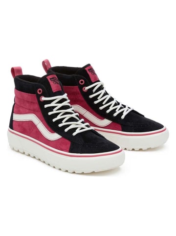 Vans Leder-Sneakers "SK8-Hi MTE-1" in Schwarz/ Pink