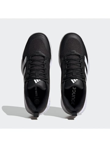 adidas Buty sportowe "Court Team Bounce 2" w kolorze czarno-białym