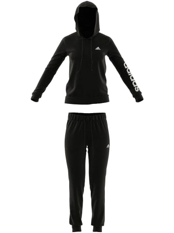 adidas 2-częściowy strój sportowy w kolorze czarnym