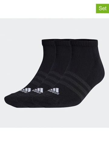 adidas 3-delige set: functionele sokken zwart