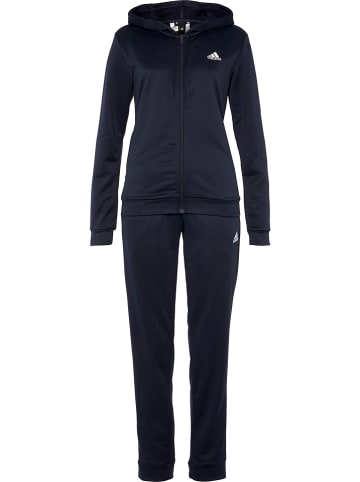 adidas 2-delige outfit: trainingspak donkerblauw