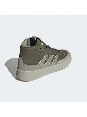 adidas Skórzane sneakersy "ZNSORED" w kolorze khaki