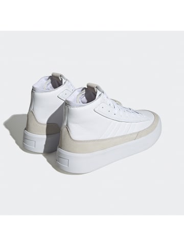adidas Leder-Sneakers "ZNSORED" in Weiß