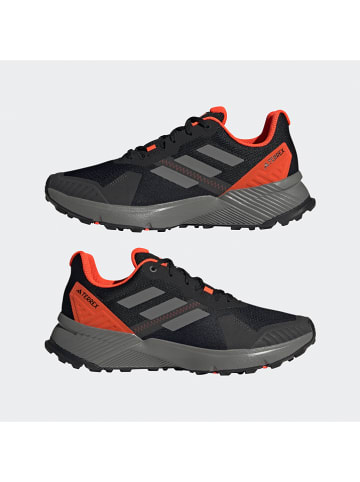 adidas Buty "Terrex Soulstride" w kolorze czarno-czerwonym do biegania