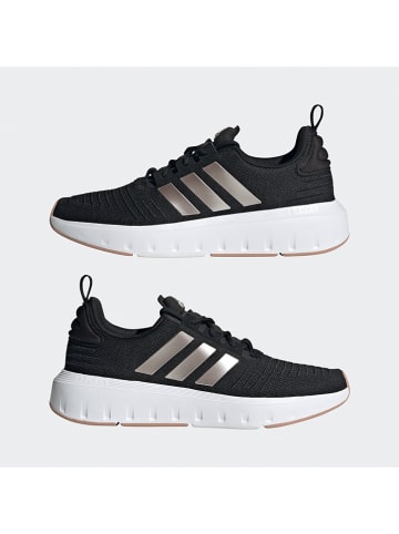 adidas Sneakers "Swift Run 23" in Schwarz/ Weiß/ Gold