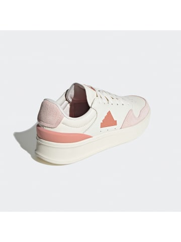 adidas Leder-Sneakers "Kantana" in Creme/ Rosa