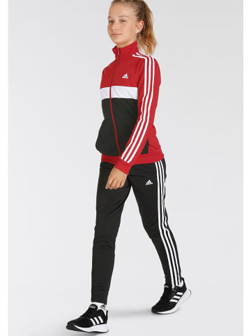 adidas 2-delige outfit rood/zwart
