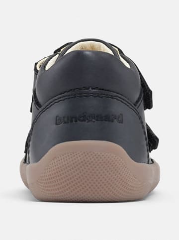 Bundgaard Skórzane sneakersy "The Walk Strap" w kolorze granatowym