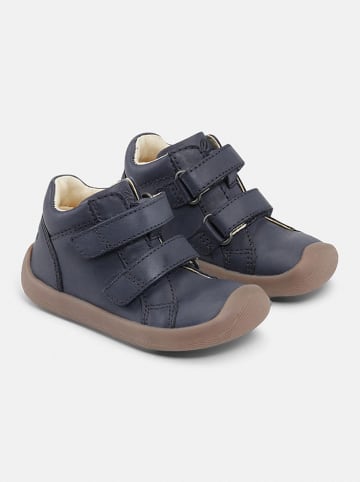 Bundgaard Leren sneakers "The Walk Strap" donkerblauw