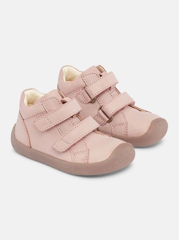 Bundgaard Leder-Sneakers "The Walk Strap" in Rosa