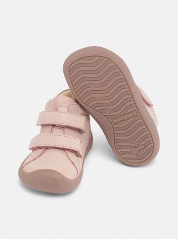 Bundgaard Skórzane sneakersy "The Walk Strap" w kolorze jasnoróżowym