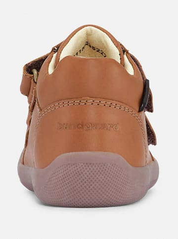 Bundgaard Skórzane sneakersy "The Walk Strap" kolorze jasnobrązowym