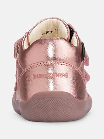 Bundgaard Leder-Sneakers "The Walk Strap" in Rosa