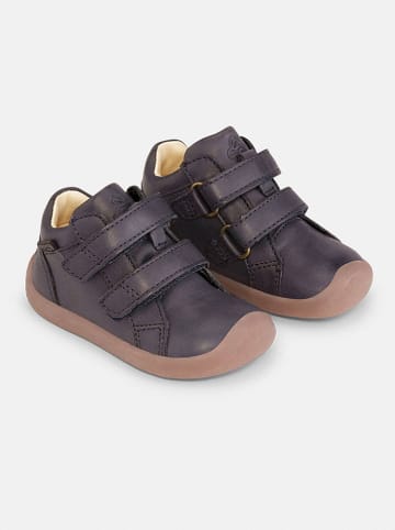 Bundgaard Leder-Sneakers "The Walk Strap" in Dunkelblau