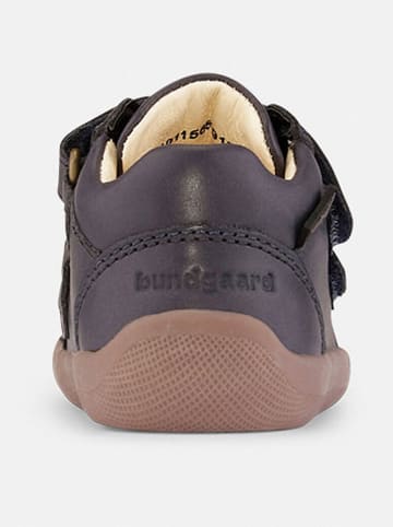 Bundgaard Leder-Sneakers "The Walk Strap" in Dunkelblau