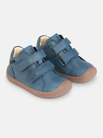 Bundgaard Leder-Sneakers "The Walk Strap" in Blau