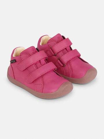 Bundgaard Skórzane sneakersy "The Walk Strap" w kolorze różowym