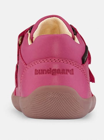 Bundgaard Skórzane sneakersy "The Walk Strap" w kolorze różowym