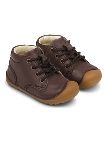 Bundgaard Skórzane buty w kolorze brązowym do nauki chodzenia