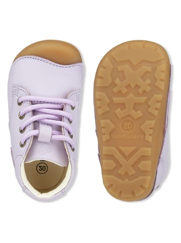 Bundgaard Skórzane buty "Panto" w kolorze fioletowym do nauki chodzenia