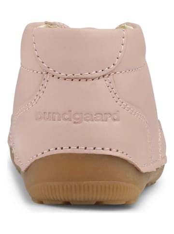 Bundgaard Skórzane buty "Panto" w kolorze jasnoróżowym do nauki chodzenia