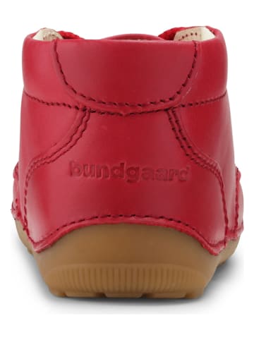 Bundgaard Skórzane buty "Panto" w kolorze czerwonym do nauki chodzenia