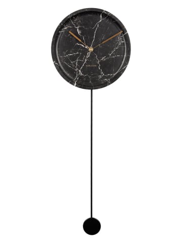 Present Time Zegar ścienny w kolorze czarnym - Ø 25 cm