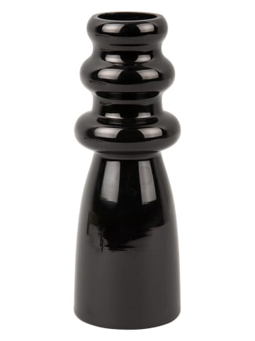 Present Time Vase "Sparkle" in Schwarz - (H)21 x Ø 7 cm