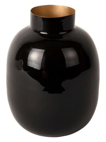 Present Time Wazon "Mila" w kolorze czarnym - wys. 21,5 x Ø 8 cm