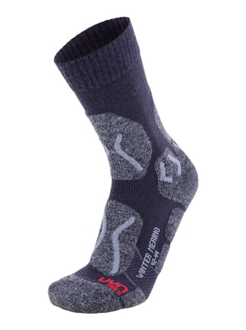 UYN Trekkingsocken "Winter Merino" in Dunkelblau