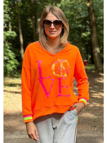miss goodlife Sweatshirt in Orange