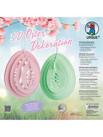 URSUS 3D-Oster-Dekoration-Bastelset in Bunt