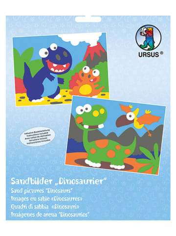 URSUS Sandbilder-Bastelset "Dinosaurier" in Bunt