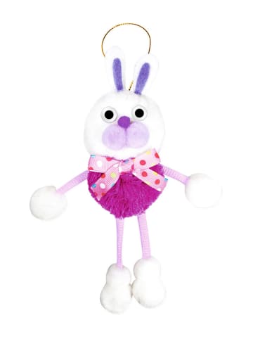 URSUS Pompon-Set "Glücksbringer Hase" in Weiß