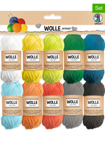 URSUS 10er-Set: Wollgarne "Intensiv", je 10 g