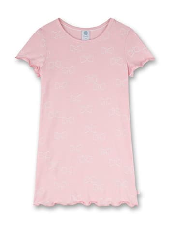 Sanetta Nachthemd in Rosa/ Weiß