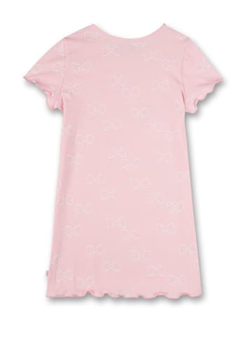 Sanetta Nachthemd in Rosa/ Weiß